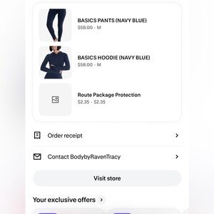 Body By Raven Tracy Navy Set